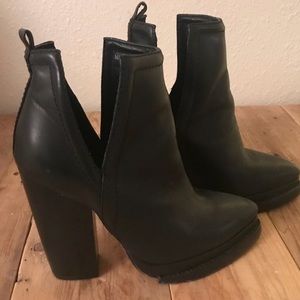 JEFFERY CAMPBELL LEATHER BOOTIES